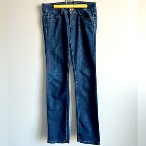 Warhead Low Rise Jeans with Embroidered Pattern, size 26